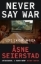 Buchcover und Innenansicht für das Buch: Never Say War