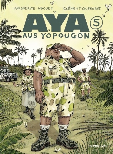 Buchcover und Innenansicht für das Buch: Aya aus Yopougon 5