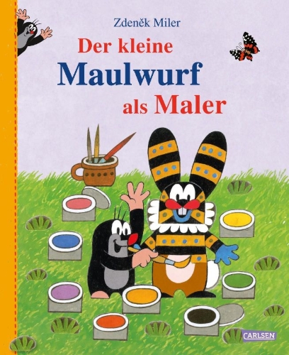 Buchcover und Innenansicht für das Buch: Der kleine Maulwurf als Maler