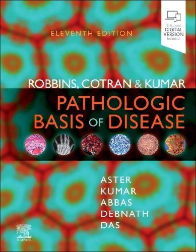 Buchcover und Innenansicht für das Buch: Robbins, Cotran & Kumar Pathologic Basis of Disease