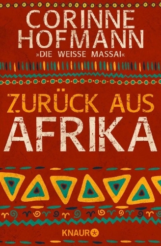 Buchcover und Innenansicht für das Buch: Zurück aus Afrika