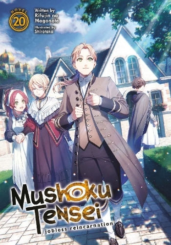 Buchcover und Innenansicht für das Buch: Mushoku Tensei: Jobless Reincarnation (Light Novel) Vol. 20