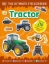 Buchcover und Innenansicht für das Buch: The Ultimate Sticker Book Tractor