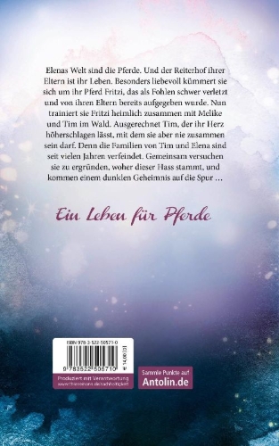 Buchcover und Innenansicht für das Buch: Elena - Ein Leben für Pferde 1: Gegen alle Hindernisse