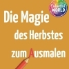 Buchcover und Innenansicht für das Buch: Colorful World - Goldene Herbsttage