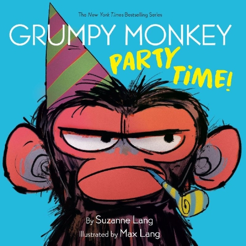 Buchcover und Innenansicht für das Buch: Grumpy Monkey Party Time!