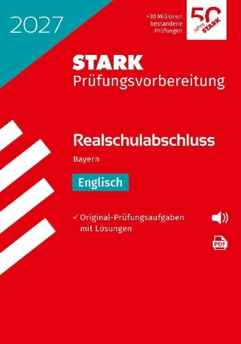 Buchcover und Innenansicht für das Buch: STARK Englisch - Realschulabschluss 2027 Bayern - Prüfungsvorbereitung
