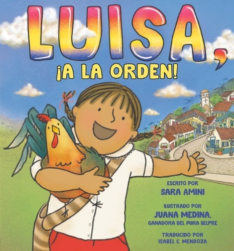 Buchcover und Innenansicht für das Buch: Luisa, ¡A La Orden! (Luisa, at Your Service! Spanish Edition)