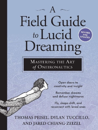 Buchcover und Innenansicht für das Buch: A Field Guide to Lucid Dreaming