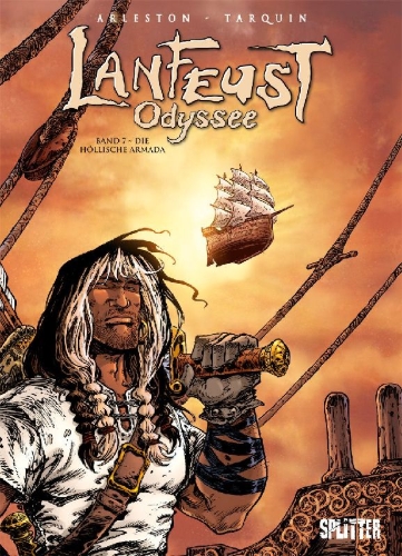 Buchcover und Innenansicht für das Buch: Lanfeust Odyssee. Band 7