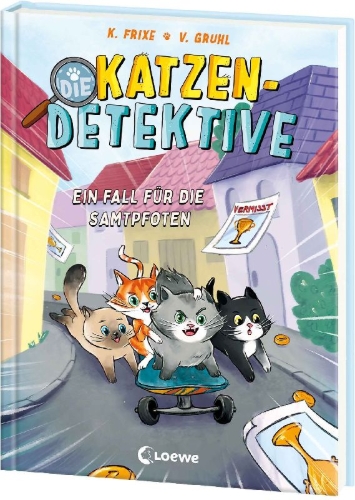 Buchcover und Innenansicht für das Buch: Die Katzen-Detektive (Band 1) - Ein Fall für die Samtpfoten