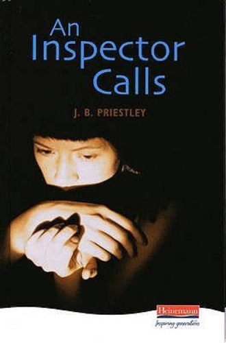 Buchcover und Innenansicht für das Buch: An Inspector Calls