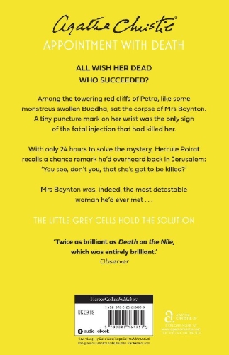 Buchcover und Innenansicht für das Buch: Appointment with Death