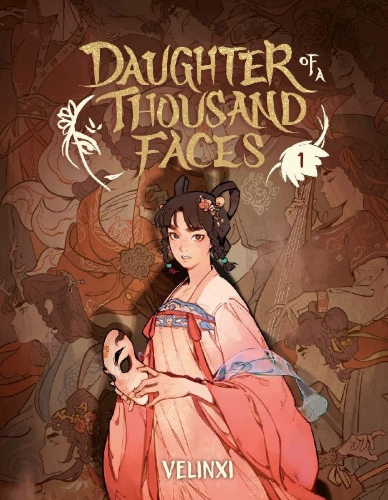 Buchcover und Innenansicht für das Buch: Daughter of a Thousand Faces (The Comic), Vol. 1