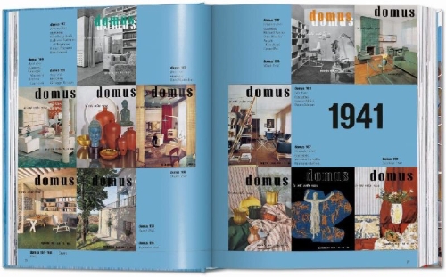 Buchcover und Innenansicht für das Buch: domus 1940-1949