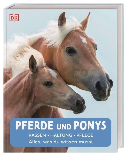 Buchcover und Innenansicht für das Buch: Pferde und Ponys