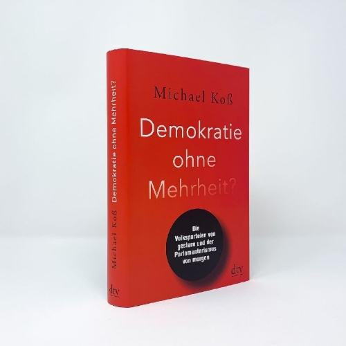 Buchcover und Innenansicht für das Buch: Demokratie ohne Mehrheit?