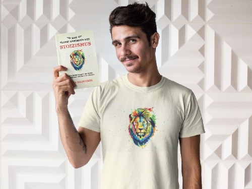 Buchcover und Innenansicht für das Buch: Das kleine Handbuch des Stoizismus