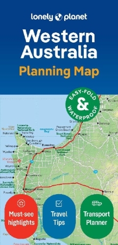 Buchcover und Innenansicht für das Buch: Lonely Planet Western Australia Planning Map