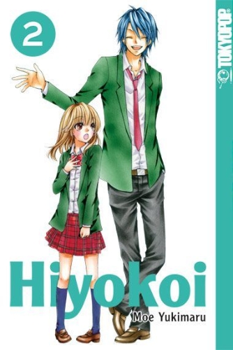 Buchcover und Innenansicht für das Buch: Hiyokoi 02