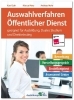 Buchcover und Innenansicht für das Buch: Auswahlverfahren Öffentlicher Dienst