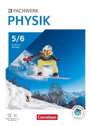 Buchcover und Innenansicht für das Buch: Fachwerk Physik Band 1: 5./6. Schuljahr - Nordrhein-Westfalen 2024 - Schulbuch