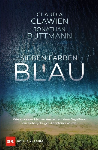 Buchcover und Innenansicht für das Buch: Sieben Farben Blau