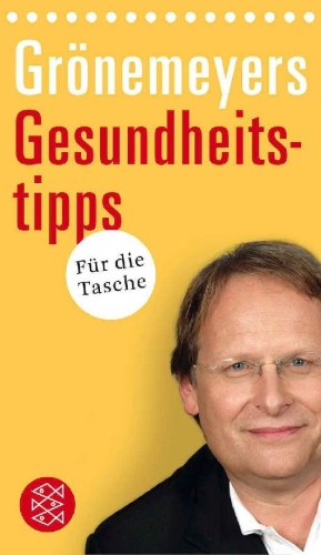 Buchcover und Innenansicht für das Buch: Grönemeyers Gesundheitstipps für die Tasche