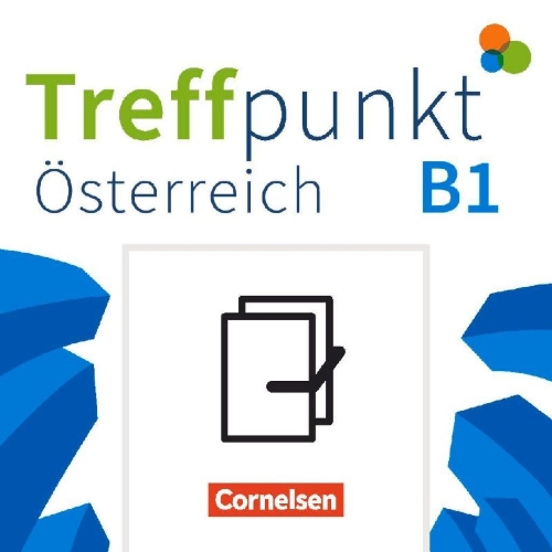 Buchcover und Innenansicht für das Buch: Treffpunkt  B1: Gesamtband - Deutsch für die Integration - Österreichische Ausgabe - Kurs- und Übungsbuch - Im Paket