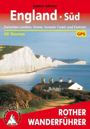 Buchcover und Innenansicht für das Buch: Rother Wanderführer England Süd