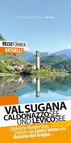 Buchcover und Innenansicht für das Buch: Valsugana Reiseführer - Caldonazzosee und Levicosee