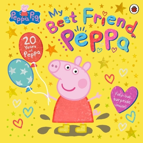 Buchcover und Innenansicht für das Buch: Peppa Pig: My Best Friend Peppa: 20th Anniversary Picture Book