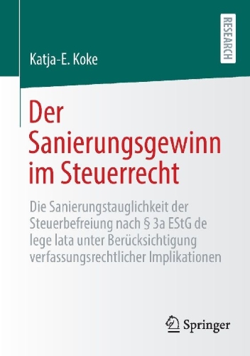 Buchcover und Innenansicht für das Buch: Der Sanierungsgewinn im Steuerrecht