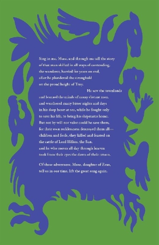 Buchcover und Innenansicht für das Buch: The Odyssey. The Fitzgerald Translation (Deluxe Edition)