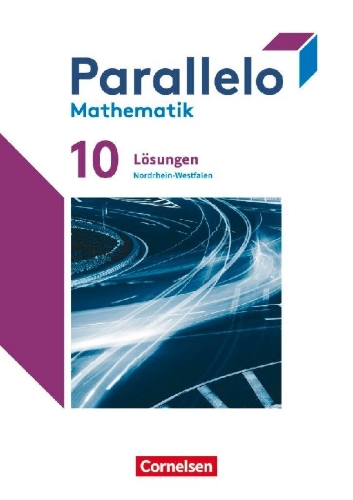 Buchcover und Innenansicht für das Buch: Parallelo 10. Schuljahr - Nordrhein-Westfalen - Ausgabe 2022 - Lösungen zum Schulbuch