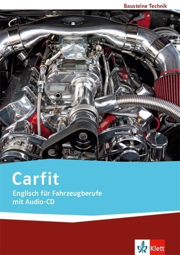 Buchcover und Innenansicht für das Buch: Englisch für Fahrzeugberufe. Lehr-/Arbeitsbuch mit Audio-CD
