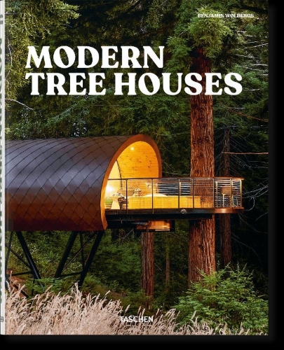 Buchcover und Innenansicht für das Buch: Modern Tree Houses