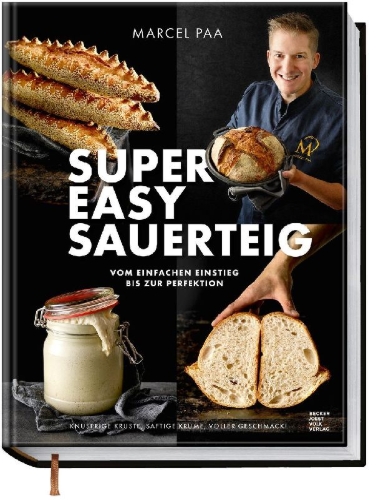 Buchcover und Innenansicht für das Buch: Super Easy Sauerteig