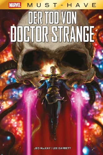 Buchcover und Innenansicht für das Buch: Death of Doctor Strange (2021) #1-#5