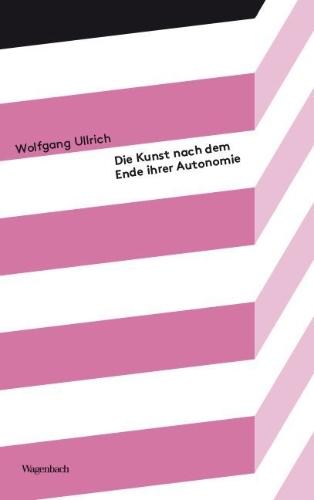 Buchcover und Innenansicht für das Buch: Die Kunst nach dem Ende ihrer Autonomie