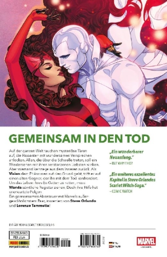 Buchcover und Innenansicht für das Buch: Vision & Scarlet Witch (2025) #1-#5