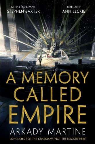 Buchcover und Innenansicht für das Buch: A Memory Called Empire