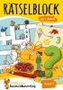 Buchcover und Innenansicht für das Buch: Rätselblock ab 7 Jahre, Band 1, A5-Block