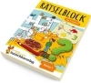 Buchcover und Innenansicht für das Buch: Rätselblock ab 7 Jahre, Band 1, A5-Block