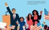 Buchcover und Innenansicht für das Buch: Little People, Big Dreams: Michelle Obama