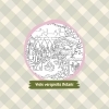 Buchcover und Innenansicht für das Buch: Tiny Bookshop - Das Ausmalbuch