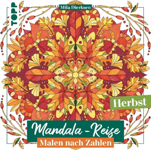 Buchcover und Innenansicht für das Buch: Mandala-Reise Herbst