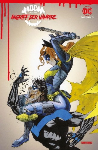 Buchcover und Innenansicht für das Buch: DC vs. Vampires: Hunters