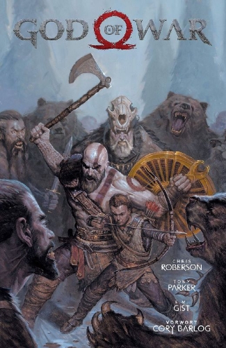 Buchcover und Innenansicht für das Buch: God of War