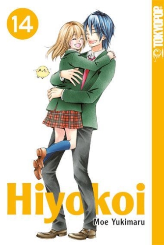 Buchcover und Innenansicht für das Buch: Hiyokoi 14